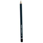 Marlin Scribbler, Single  HB end dipped pencil Black & Silver striped